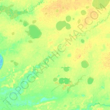 Амбарная topographic map, elevation, terrain