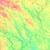 Dorotea kommun topographic map, elevation, terrain