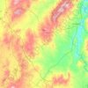 Balâ topographic map, elevation, terrain