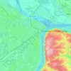 Канавинский район topographic map, elevation, terrain