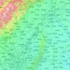 Zigong topographic map, elevation, terrain