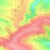 Popasna topographic map, elevation, terrain