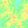 Hornbeak topographic map, elevation, terrain