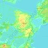 Ozyorsk topographic map, elevation, terrain