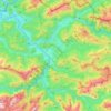 Landl topographic map, elevation, terrain