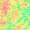 凌源市 topographic map, elevation, terrain