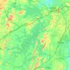 红枫湖 topographic map, elevation, terrain