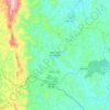 Bom Jesus do Amparo topographic map, elevation, terrain