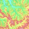 Moșna topographic map, elevation, terrain