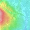 Lagarde-Paréol topographic map, elevation, terrain