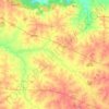 Mandar topographic map, elevation, terrain