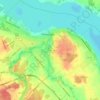 Pembroke topographic map, elevation, terrain