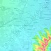 Halswell-Hornby-Riccarton Community topographic map, elevation, terrain