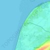 Cayeux-sur-Mer topographic map, elevation, terrain