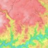 Neuvéglise topographic map, elevation, terrain