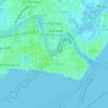 City Proper topographic map, elevation, terrain