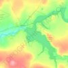 Bloemhof Dam topographic map, elevation, terrain