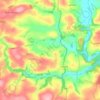 Lezant topographic map, elevation, terrain