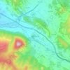 Monreal/Elo topographic map, elevation, terrain