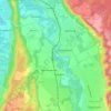 Победенское сельское поселение topographic map, elevation, terrain