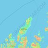 Andøy topographic map, elevation, terrain