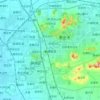 新城街道 topographic map, elevation, terrain