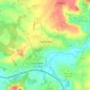 Laquenexy topographic map, elevation, terrain