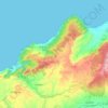 Aïn El Kerma topographic map, elevation, terrain
