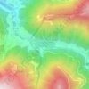 Uzungöl topographic map, elevation, terrain