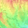 Dhangadhi topographic map, elevation, terrain