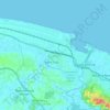 Dewantara topographic map, elevation, terrain