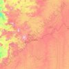 Huambo Province topographic map, elevation, terrain