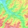 Lützelflüh topographic map, elevation, terrain