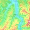 Auxerre topographic map, elevation, terrain