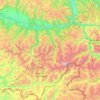 Катандинское сельское поселение topographic map, elevation, terrain