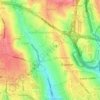 Menderes Mahallesi topographic map, elevation, terrain