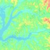 Albertos topographic map, elevation, terrain