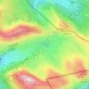 Lago della Duchessa topographic map, elevation, terrain