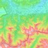 Kościelisko topographic map, elevation, terrain