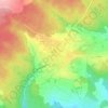 Wart topographic map, elevation, terrain