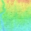 Gondokusuman topographic map, elevation, terrain