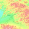 Fairbanks North Star Borough topographic map, elevation, terrain