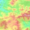 Pegasing topographic map, elevation, terrain