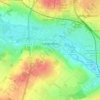 Longjumeau topographic map, elevation, terrain