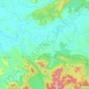 Menukung topographic map, elevation, terrain