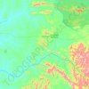 Tucumã topographic map, elevation, terrain
