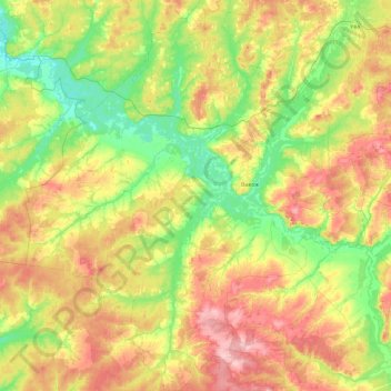 Вавожский район topographic map, elevation, terrain