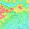 Le Creusot topographic map, elevation, terrain