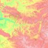 Каа-Хемский кожуун topographic map, elevation, terrain