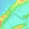 Hagneck topographic map, elevation, terrain